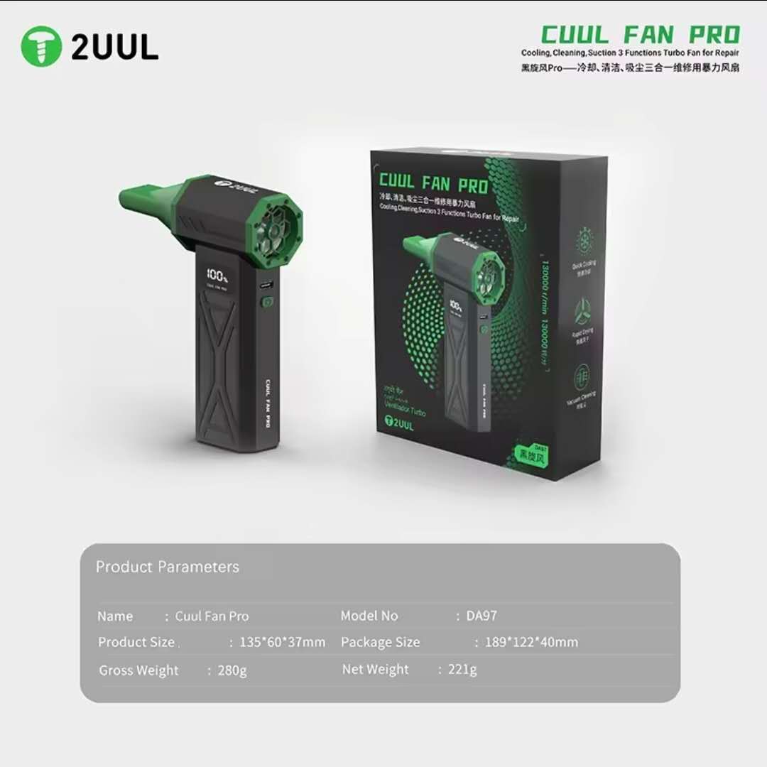2UUL DA97 Cuul Fan Pro Turbo Fan for cooling Motherboard