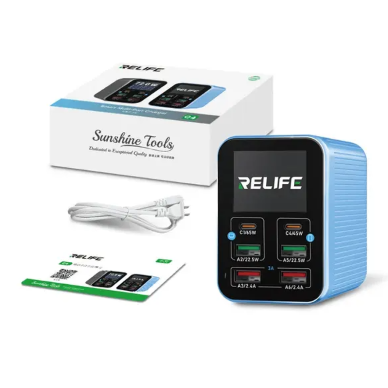 RELIFE Q4 SMART MULTI PORT CHARGER