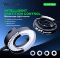 RELIFE RL-033 Ultra Intelligent Partition Control Microscope Light – 105 LED Adjustable Segmented Ring Lamp for Advanced PCB Inspection & Micro-Soldering