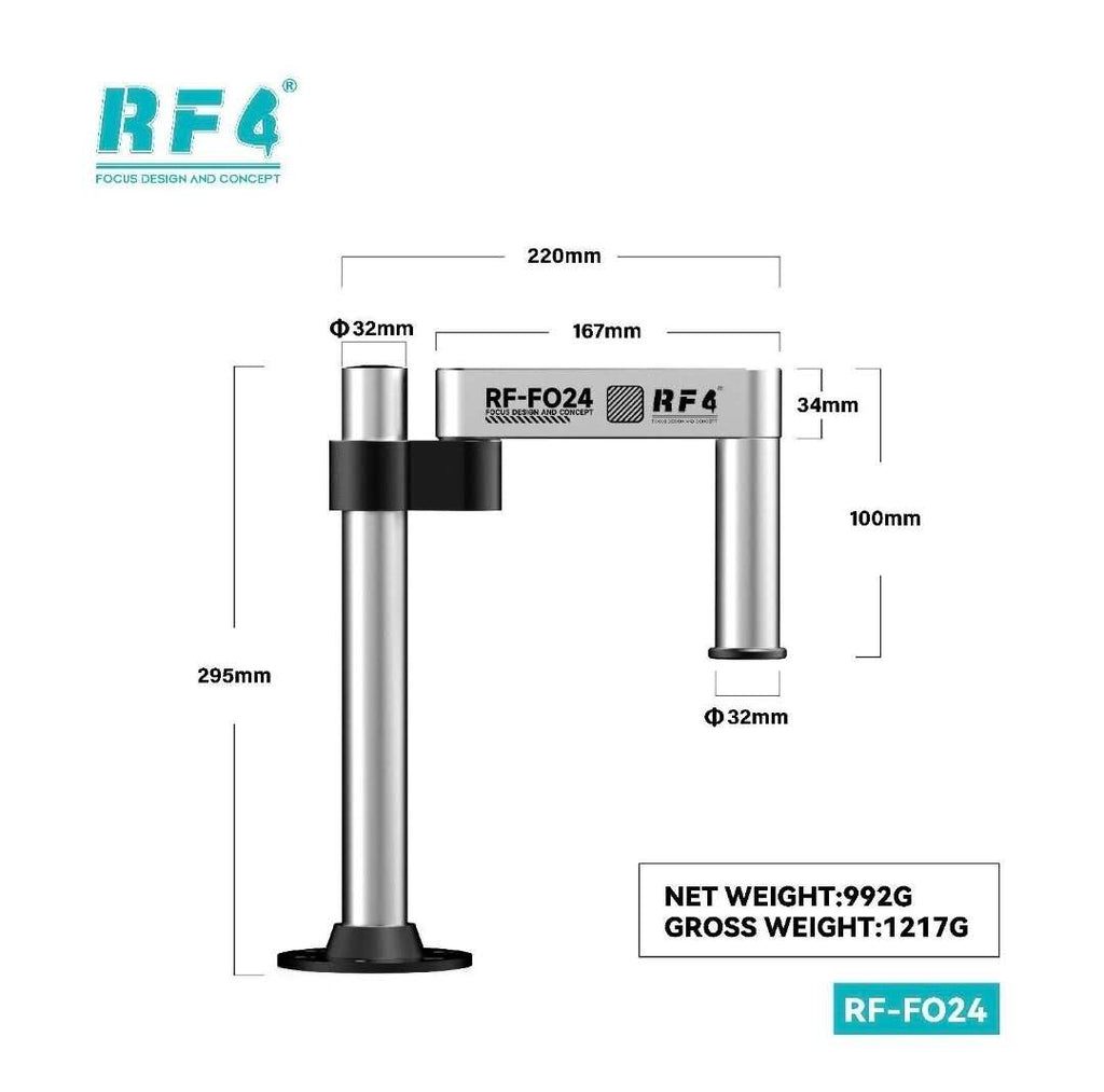 RF F024 360° Rotating Microscope Folding Universal Arm Stand