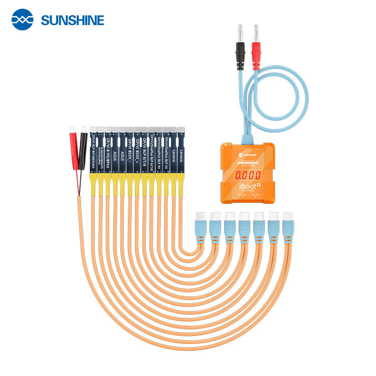 Sunshine iBoot D-Model 2-IN-1 Digital Boot Cable – Professional Smart Power Supply Cable for iPhone & Android Motherboard Diagnostics