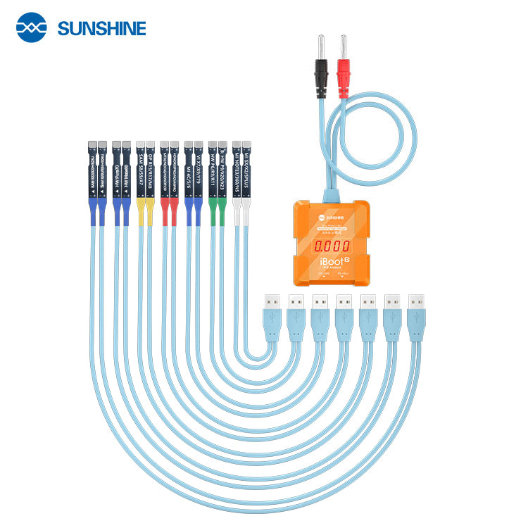 Sunshine iBoot D-Model 2-IN-1 Digital Boot Cable – Professional Smart Power Supply Cable for iPhone & Android Motherboard Diagnostics