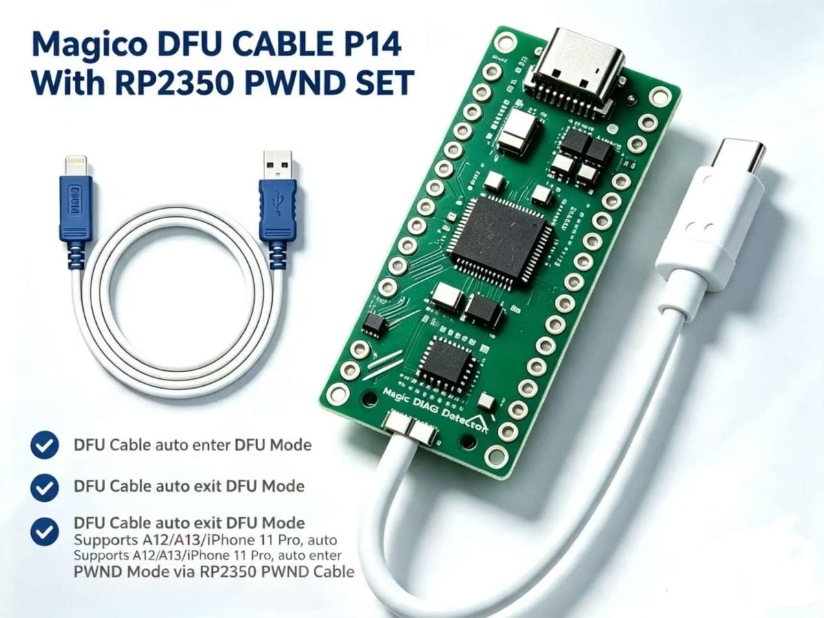 Raspberry Pi Pico 2 (RP2350A) Modified & Ready to Use Development Board with Auto DFU Mode Cable