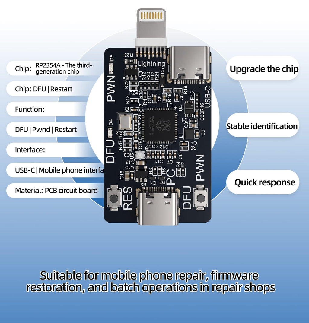 RP2354A Third-Generation Chip Pico Dfu Engineerinh Board