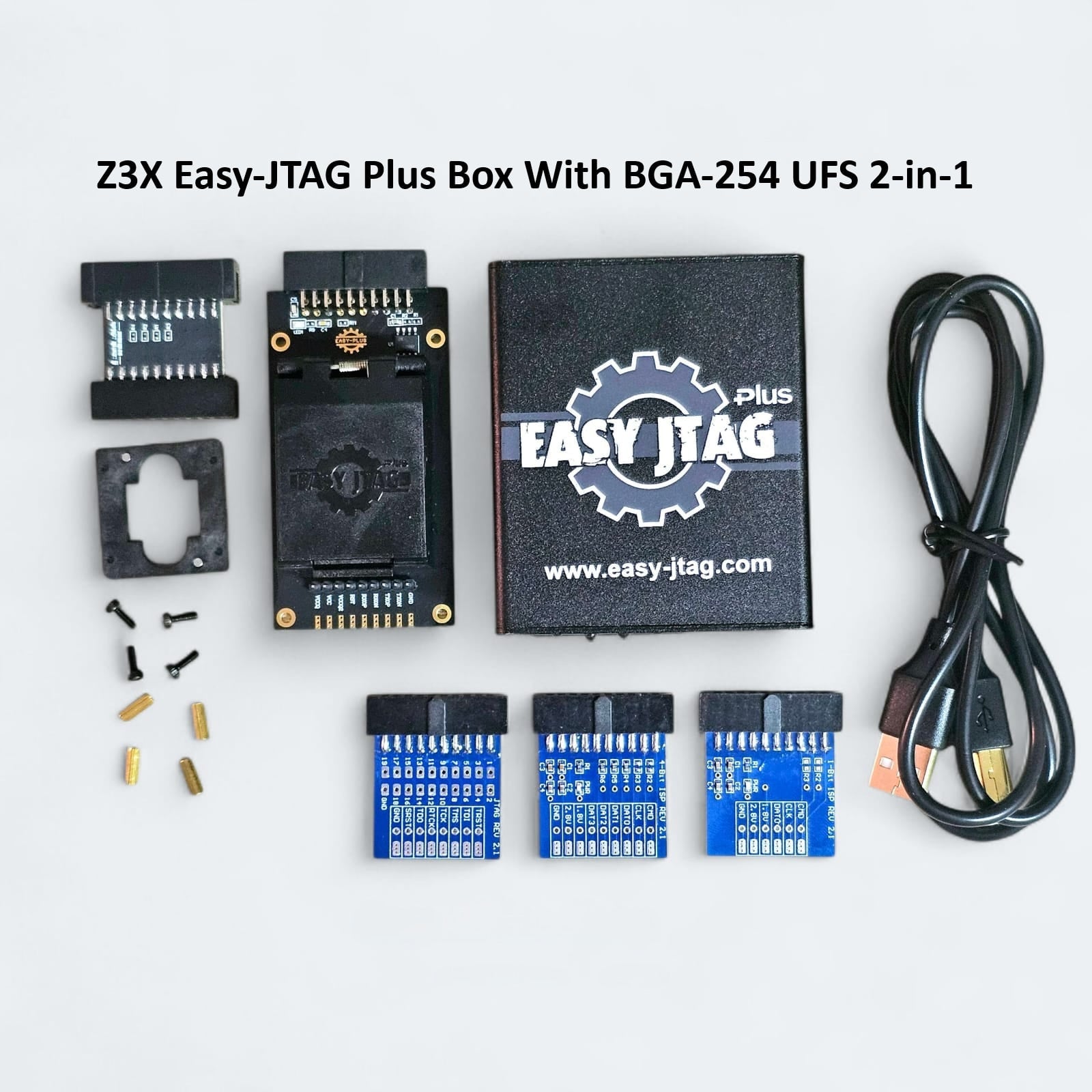 Z3X Easy-JTAG Plus Box (eSIM Edition) with BGA-254 UFS 2-in-1 Socket Adapter — BEST Choice  Z3X Easy-JTAG Plus – Official Distributor
