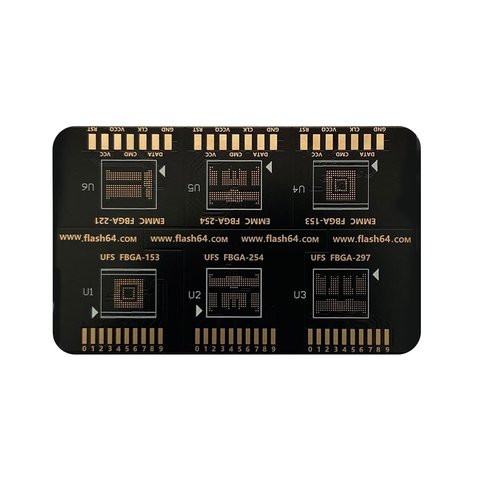 Flash 64 BGA ISP Board Card