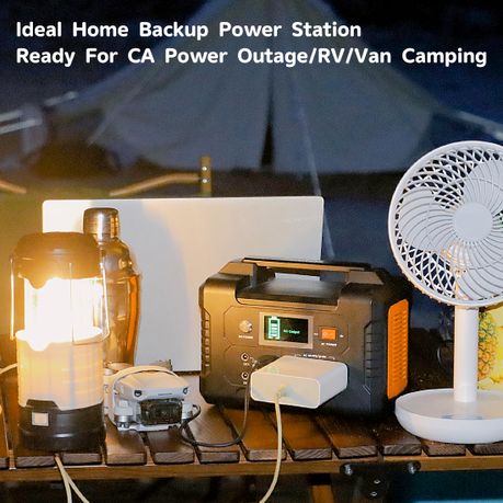 FlashFish Portable Power Station 200W 151Wh Backup Power Solar Powerbank